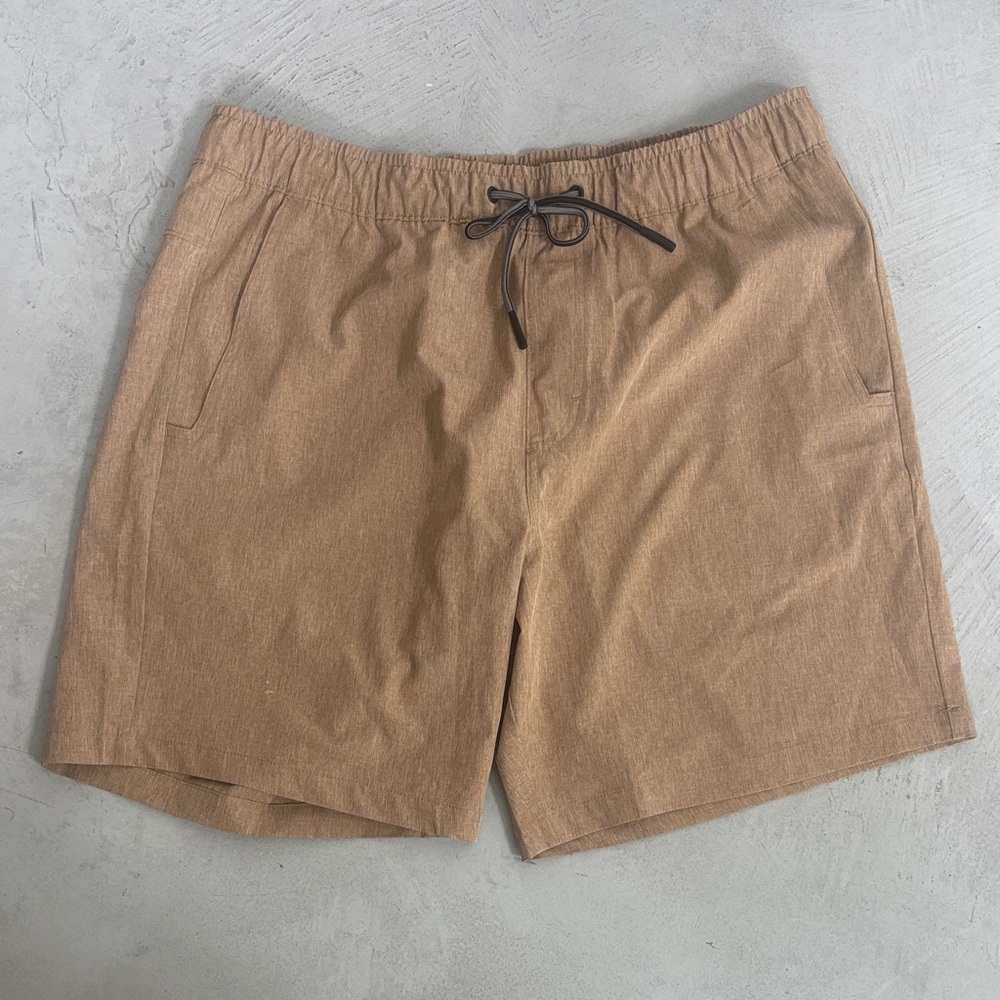 Reebok Tan Drawstring Shorts